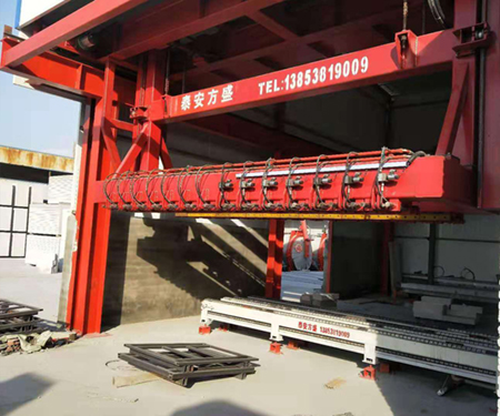 泰安加气砖生产线掰板机设备运行优势